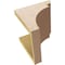Ekena Millwork 8"W x 8"D x 8"H Wide Yorktown Rough Cedar Woodgrain TimberThane Corbel, Primed Tan CORUR08X08X08YORRCPR - alternate 6